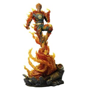 Figura Iron Studios Fantastic Four: First Steps - Human Torch - Art Scale 1/10 (blue Suit Variant)