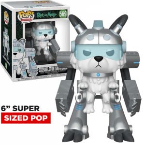 Funko Pop Animation Rick And Morty S6-EXOSKELETON Snowball 569 Super Sized 6"