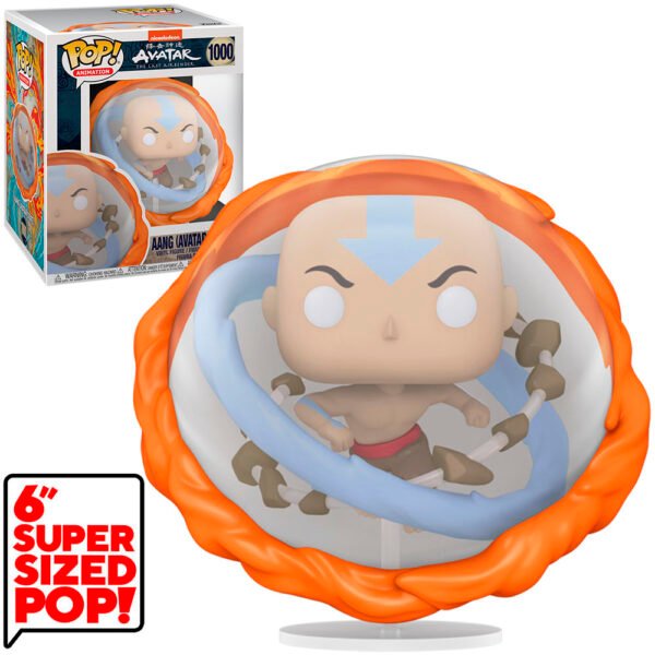 Funko Pop Avatar The Last Airbender - Aang Avatar State 1000 (super Sized 6")