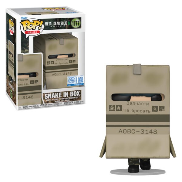 Funko Pop Games Metal Gear Solid: Snake Eater Exclusive - Snake In Box 1177
