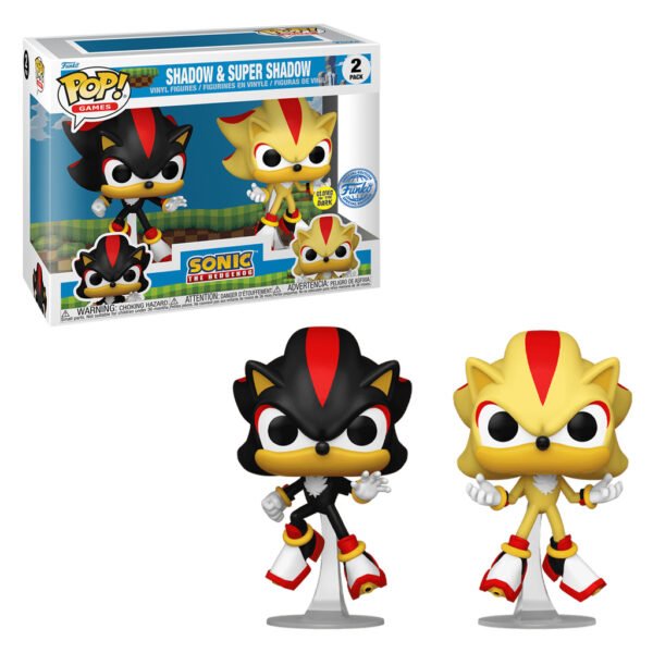 Funko Pop Games Sonic The Hedgehog - Shadow & Super Shadow 2-PACK (71326)