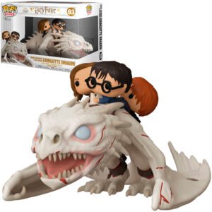 Funko Pop Rides Harry Potter - Harry, Hermione Y Ron Montando El DragÓn de Gringotts 93