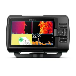 GPS Garmin Striker Vivid 7SV + Transducer GT52HW-TM para Pesca - Negro