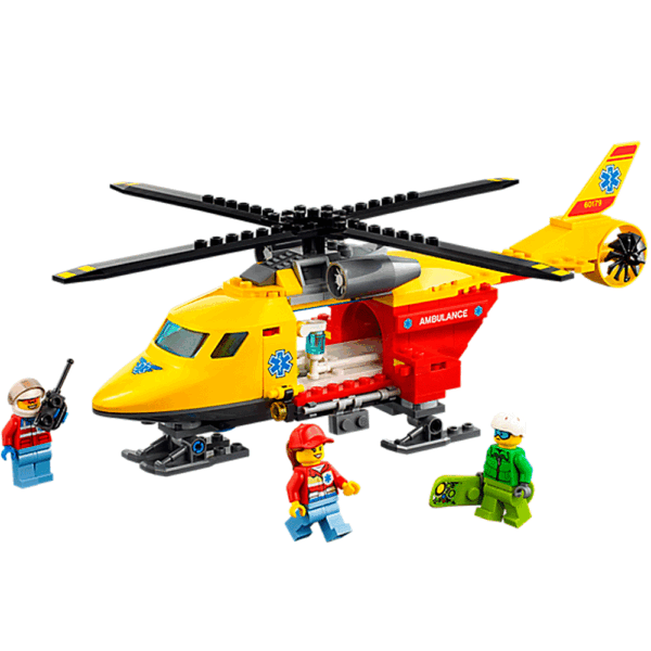 Lego City - HelicÓptero de Ambulancia