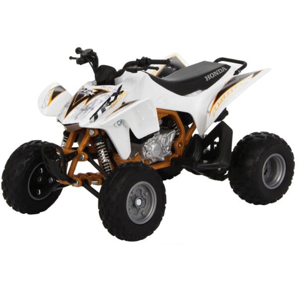 Moto New Ray Honda Trx 450r Atv Escala 1/12-BLANCO