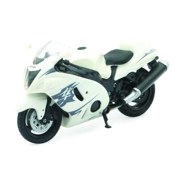Moto New Ray Suzuki Gsx1300r Escala 1/18-BLANCO