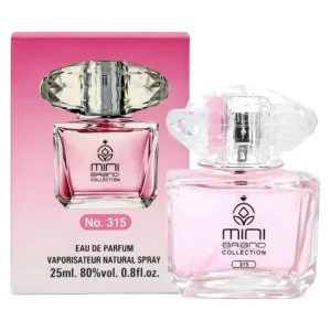 Perfume Mini Brand Collection No.315 Versace Bright Crystal Eau de Parfum Femenino 25ml