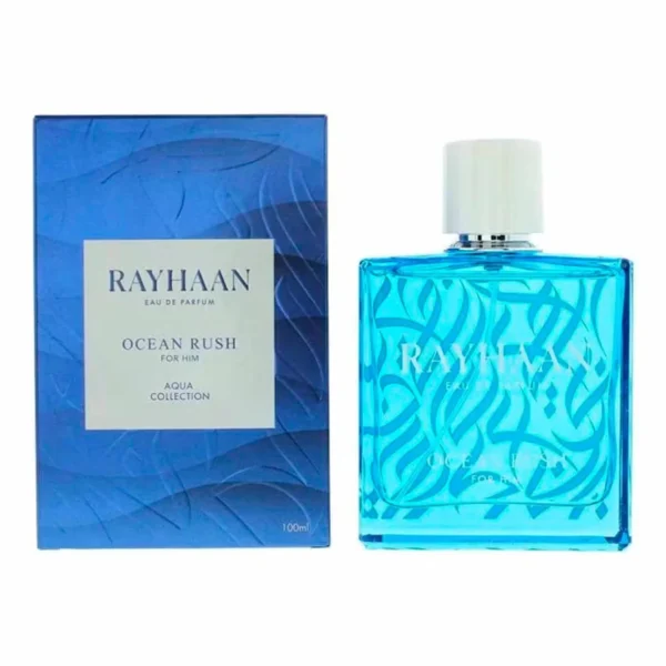 Perfume Rayhaan Ocean Rush Eau de Parfum Masculino 100ml