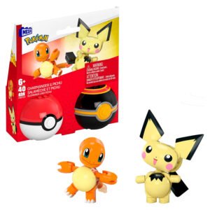 PokÉbola Mattel Mega Construx - Charmander & Pikachu (5759)