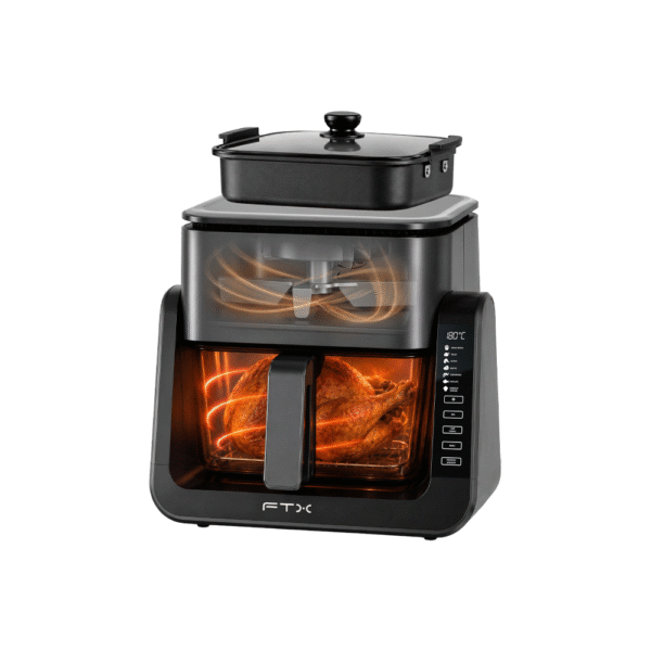 Freidora DE AIRE 10 EN 1 FTX AF2-07 7L 1500W 220V Vidrio DIG