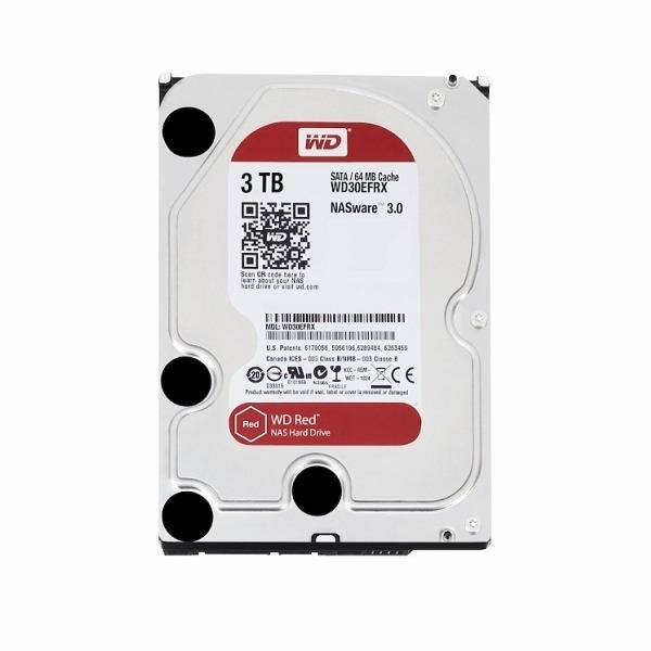 HDD Western Digital 3 TB WD Red NAS 3.5" SATA 3 5400RPM PULL-WD30EFRX