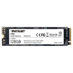 SSD PATRIOT M.2 128GB P300 NVME-P300P128GM28