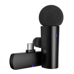 Micrófono Fifine M6 Inalámbrico Para Smartphones - Negro