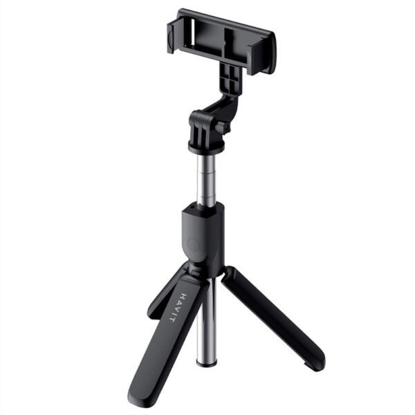 Soporte de Celular Havit ST7033 Trípode Bluetooth - Negro