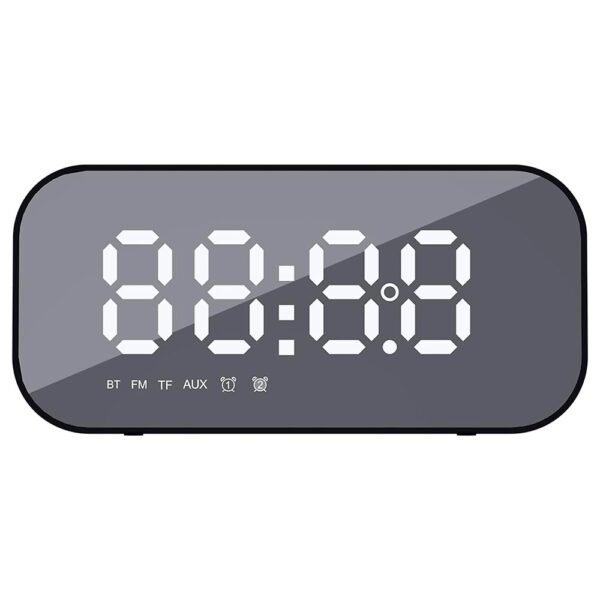 Parlante Havit M3 Alarm Clock HVSPK-M3-BK Bluetooth Reloj Alarma FM-Negro