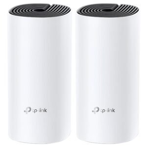 Router TP-LINK Deco M4 Whole Home Mesh WI-FI AC1200 Doble Banda 2.4GHZ 5GHZ-BLANCO (KIT CON 2)