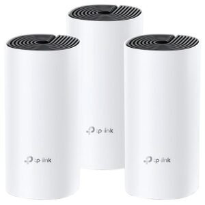 Router TP-LINK Deco M4 Whole Home Mesh WI-FI AC1200 Doble Banda 2.4GHZ 5GHZ-BLANCO (KIT CON 3)