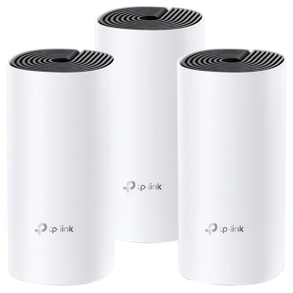 Router TP-LINK Deco M4 Whole Home Mesh WI-FI AC1200 Doble Banda 2.4GHZ 5GHZ-BLANCO (KIT CON 3)