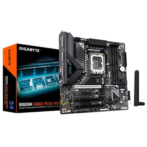 Placa Madre GIGABYTE B860M Eagle Plus WI-FI 6E Socket LGA 1851 DDR5