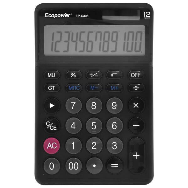 Calculadora EP-C308 12 Digitos - Negro