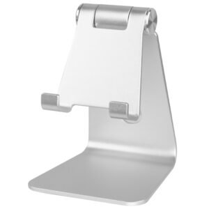Soporte de Celular Quanta QTSCM10 para Mesa – Plata