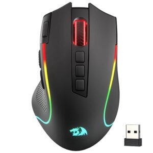 Mouse Gamer Redragon Predator PRO M612RGB-PRO RGB Wireless / Bluetooth - Negro