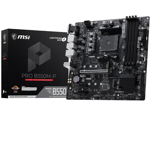 Placa Madre MSI Pro B550M-P Socket AM4 DDR4