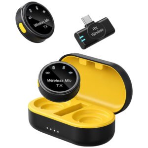 Micrófono Ecopower EP-M094 Inalámbrico Para Smartphone USB-C-Negro
