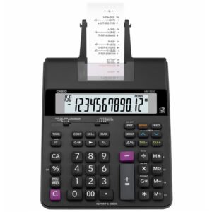 Calculadora con Bobina Casio HR-150RC 12 Digitos – Negro