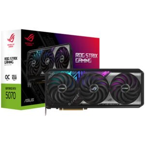 Tarjeta Gráfica ASUS Rog Strix Gaming OC 12 GB GeForce RTX 5070 GDDR7-ROG-STRIX-RTX 5070-O12G-GAMING