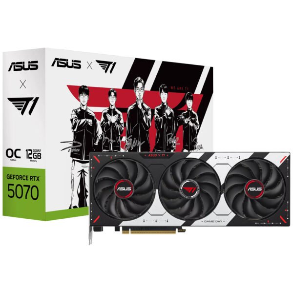 Tarjeta Gráfica ASUS T1 OC Edition 12 GB GeForce RTX 5070 GDDR7-T1-RTX 5070-012G-GAMING