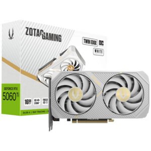 Tarjeta Gráfica ZOTAC Gaming Twin Edge OC White Edition 16 GB GeForce RTX 5060TI GDDR7-ZT-B50620Q-10M