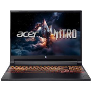 Notebook Gamer Acer Nitro V 16 ANV16-72-98FJ Intel Core 9 270H Pantalla WUXGA 16″ 16GB RAM 512GB SSD Windows 11 Home GeForce RTX5070 8GB-OBSIDIANA Negro (Inglés)