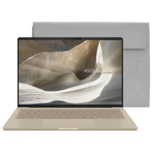 Notebook Asus Zenbook UX3407NA-PS77 2X Elite X2E88100 Pantalla OLED WUXGA 14.0″ 32GB RAM 1Tb SSD Windows 11 Home – Zabriskie Beige (Inglés)