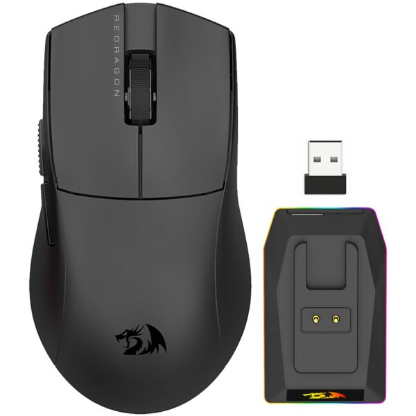 Mouse Gamer Redragon M999 K1NG ULTRA Wireless / RGB-Negro