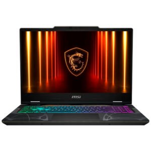 Notebook Gamer MSI Cyborg 15 B2RWFKG-295US Intel Core 5 210H Pantalla Full HD 15.6" 16GB RAM 512GB SSD Windows 11 Home GeForce RTX5060 8GB-TRANSLUCENT Negro (Inglés)