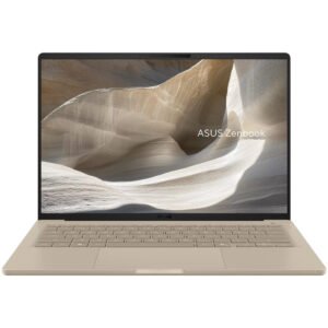 Notebook Asus Zenbook A14 UX3407NA-ZB A14_E0 Snapdragon X2 Elite X2E88100 Pantalla OLED WUXGA 14.0″ 16GB RAM 512GB SSD Windows 11 Home – Zabriskie Beige (Inglés)