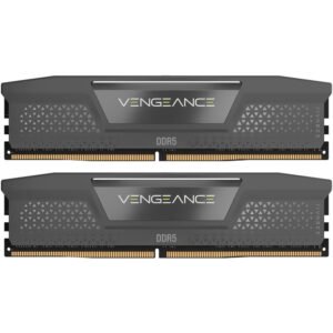 Memoria RAM CORSAIR VENGEANCE DDR5 32GB (2X16GB) 6000MHZ Gris (CMK32GX5M2B6000Z28)