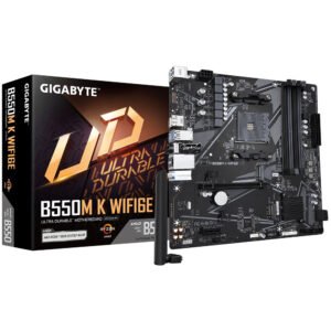Placa Madre GIGABYTE B550M K WIFI6E Socket AM4 DDR4