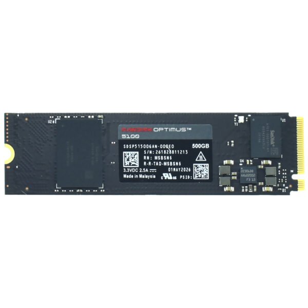 SSD Sandisk M.2 500GB Optimus 5100 NVME-SDSP51500GAN-000E0