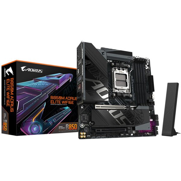 Placa Madre GIGABYTE B850M Aorus Elite WI-FI6E Socket AM5 DDR5