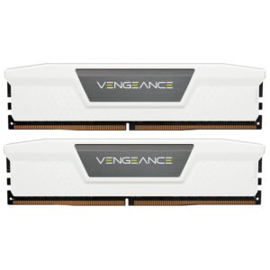 Memoria RAM CORSAIR VENGEANCE DDR5 32GB (2X16GB) 6400MHZ Blanco (CMK32GX5M2B6400Z32W)