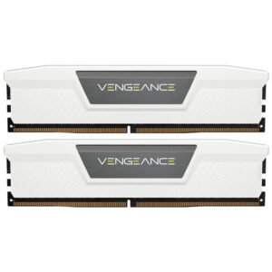 Memoria RAM CORSAIR VENGEANCE DDR5 32GB (2X16GB) 5600MHZ Blanco (CMK32GX5M2B5600C40W)