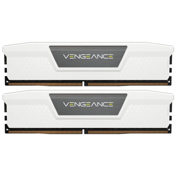 Memoria RAM CORSAIR VENGEANCE DDR5 32GB (2X16GB) 5600MHZ Blanco (CMK32GX5M2B5600C40W)