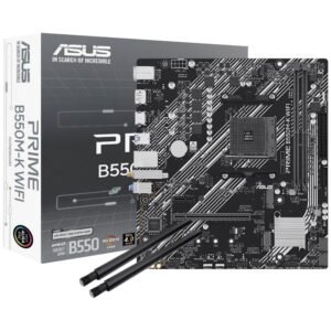 Placa Madre ASUS Prime B550M-K WI-FI Socket AM4 DDR4