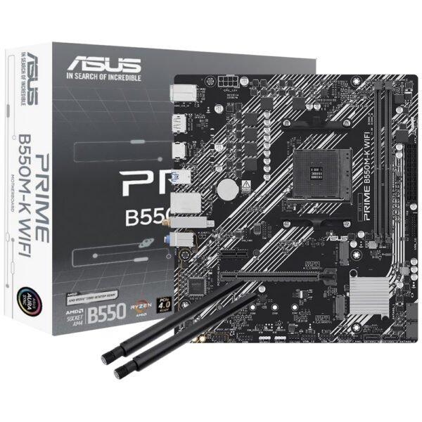 Placa Madre ASUS Prime B550M-K WI-FI Socket AM4 DDR4