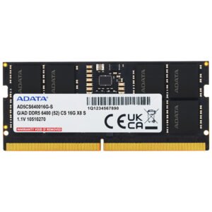 Memoria RAM Para Notebook ADATA DDR5 16GB 6400MHZ AD5CS640016G-S