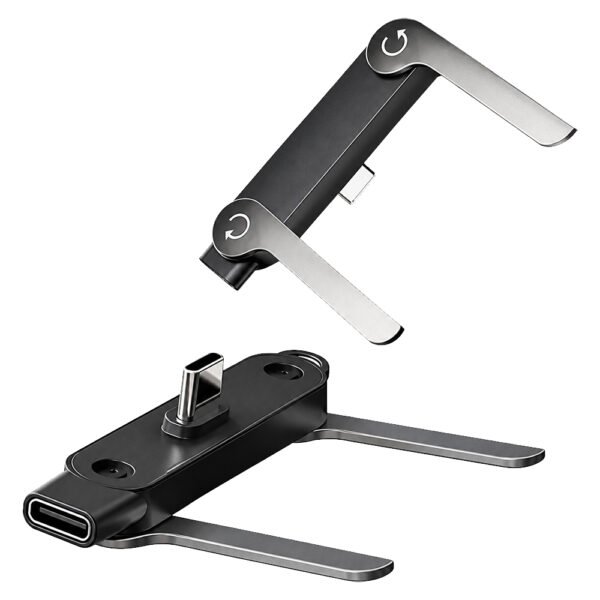 Soporte de Celular Mtek MPA-416C Mini 240W USB-C-Negro Gris