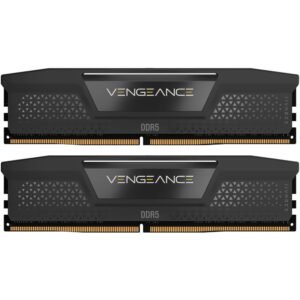 Memoria RAM CORSAIR VENGEANCE DDR5 128GB (2X64GB) 6000MHZ Negro (CMK128GX5M2D6000C40)