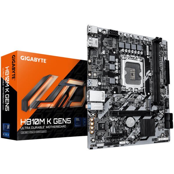 Placa Madre GIGABYTE H810M K GEN5 Socket LGA 1851 DDR5